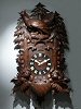 Giant cuckoo clock with fine woodcarvings, Black Forest, ca 1900.
